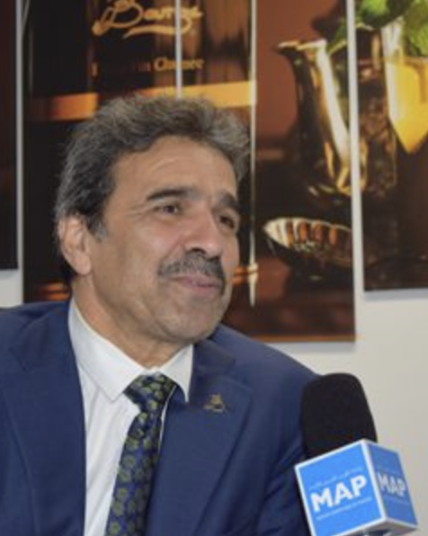 Portrait de Mohammed Mechbal Saghir, opérateur économique et fondateur de l'association Bouraza Medina, qui favorise les échanges culturels et économiques entre le Maroc et la Belgique