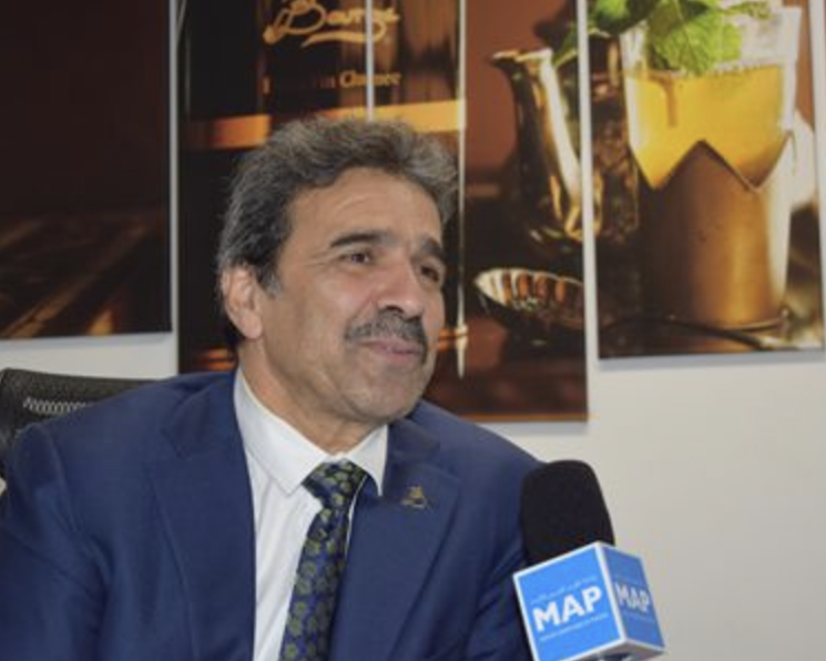 Portrait de Mohammed Mechbal Saghir, opérateur économique et fondateur de l'association Bouraza Medina, qui favorise les échanges culturels et économiques entre le Maroc et la Belgique